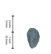 Oyster Shell Pin Badge By Real Sic - Coastal Decor, Mother's Day Gift, Oyster Pin Badge