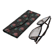 Shrimp Print Glasses Case - Vegan Leather Magic Folding Hardcase