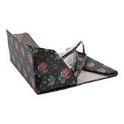 Shrimp Print Glasses Case - Vegan Leather Magic Folding Hardcase