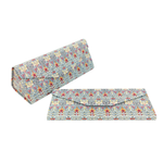 Load image into Gallery viewer, Snakeshead by William Morris Folding Glasses Case - Vegan Leather Folding Hard Shell Case
