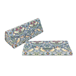 Load image into Gallery viewer, Strawberry Thief by William Morris Glasses Case - Vegan Leather Folding Hard Shell Case
