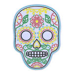 Load image into Gallery viewer, Neon Sugar Skull - Día de Muertos Enamel Pin