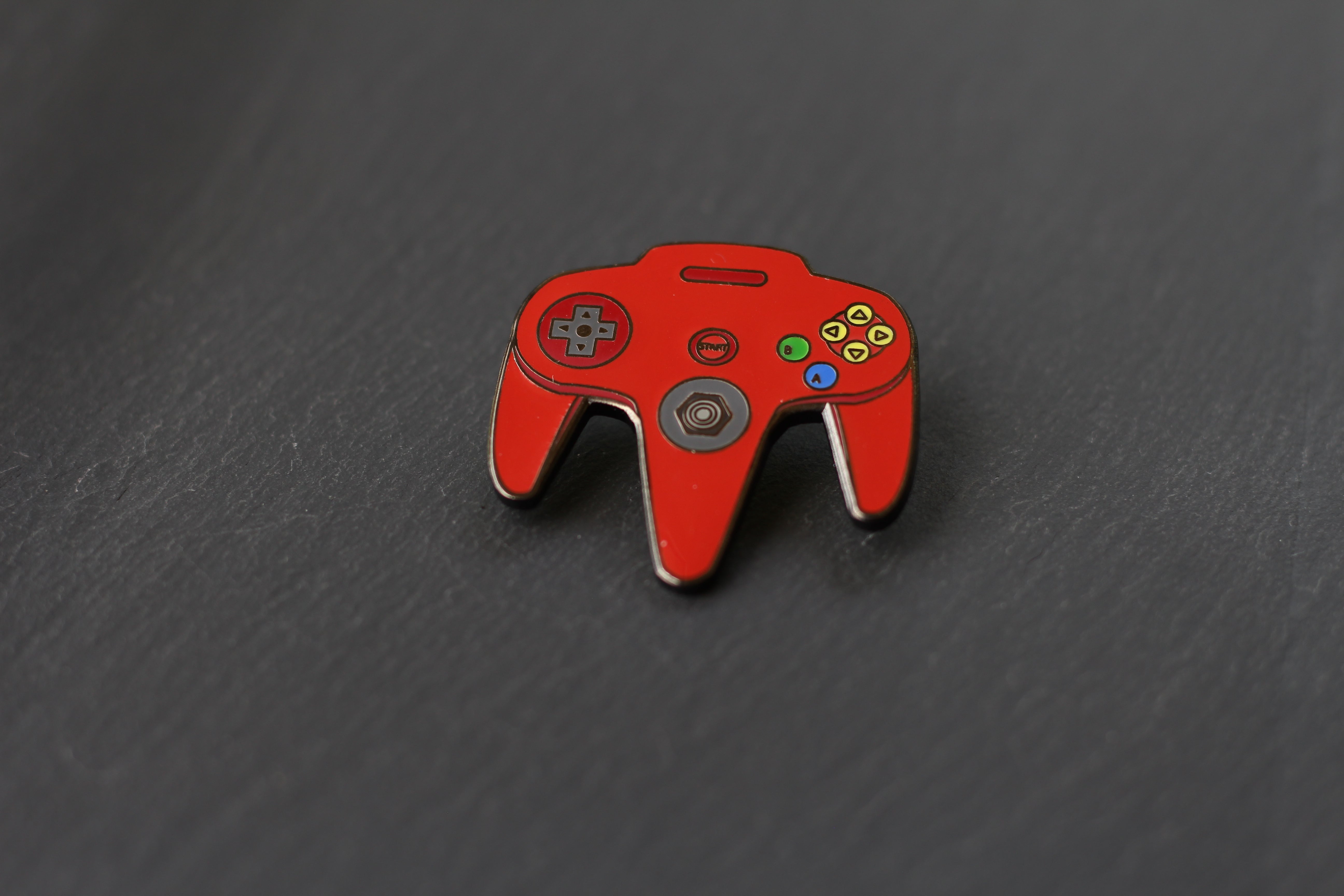 N64 Controller - Nintendo Enamel Pin – Real Sic
