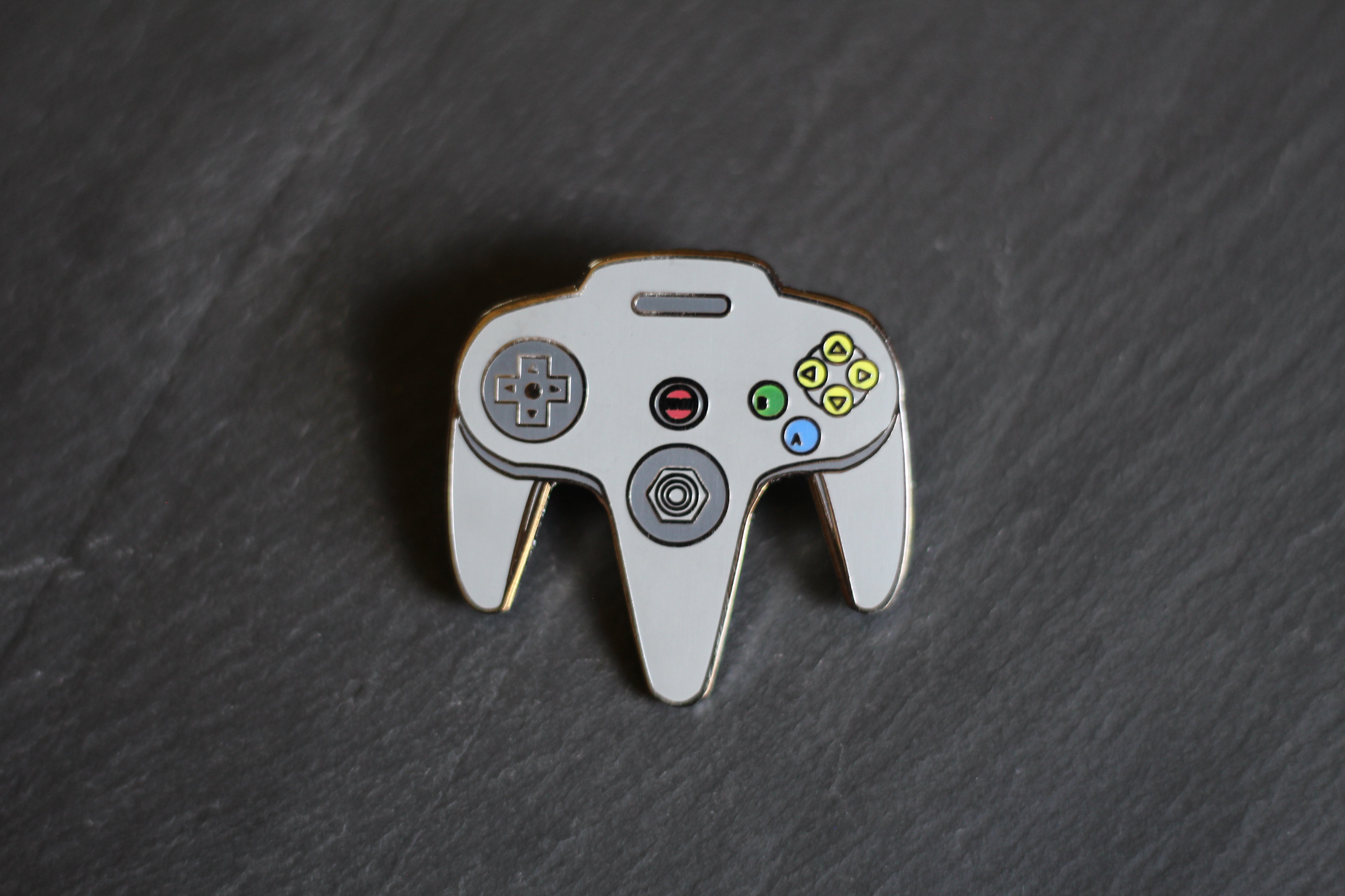 N64 Controller - Nintendo Enamel Pin – Real Sic