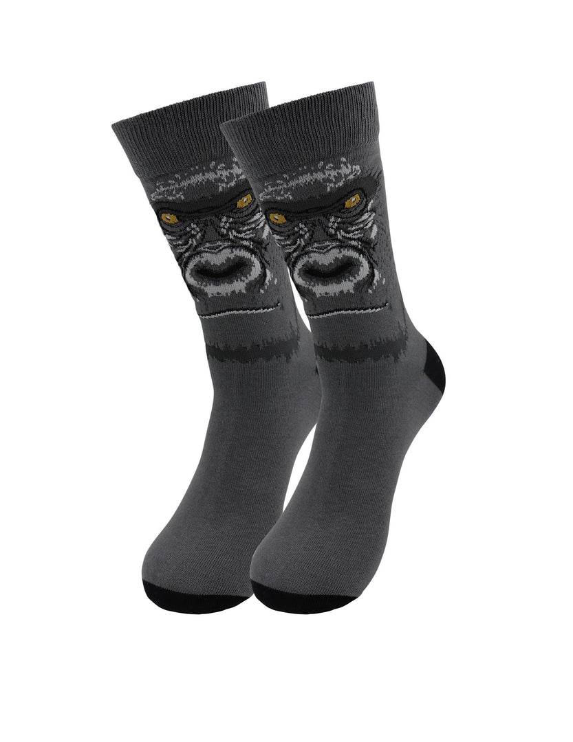 Image of Real Sic  Casual Designer Animal Socks - Gorilla - for Men and Women