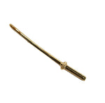 Load image into Gallery viewer, Katana Sword Enamel Pin - Black And Gold Lapel PIn