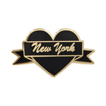 Load image into Gallery viewer, I Heart New York Enamel Pin - New York Souvenir Enamel Pin by Real Sic