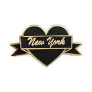 I Heart New York Enamel Pin - New York Souvenir Enamel Pin by Real Sic