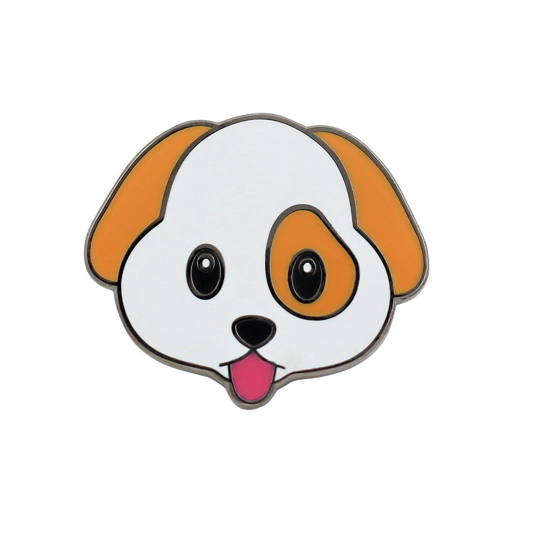 cute - animal - dog - puppy - enamel -pins - by -real sic