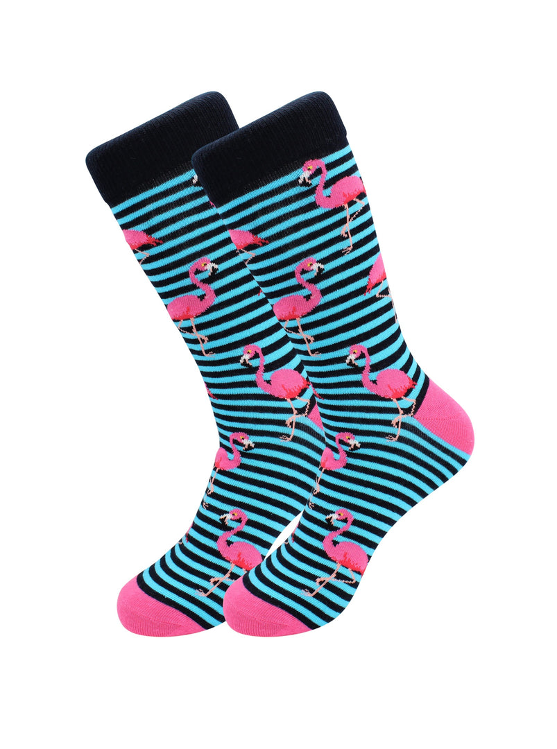 Sick Socks-Funky Flamingos-Trippy Socks-by realsic (5)