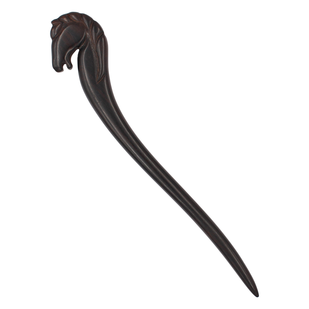 Natural - animal - horse - Sandalwood - wood - Hair - Sticks - pins - chopstick - for Women (5)