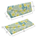 Load image into Gallery viewer, REAL SIC - plants - flowers Daffodil - Glasses - Case - Magnetic - Folding - Leather - Hard - Glasses - Case (20)