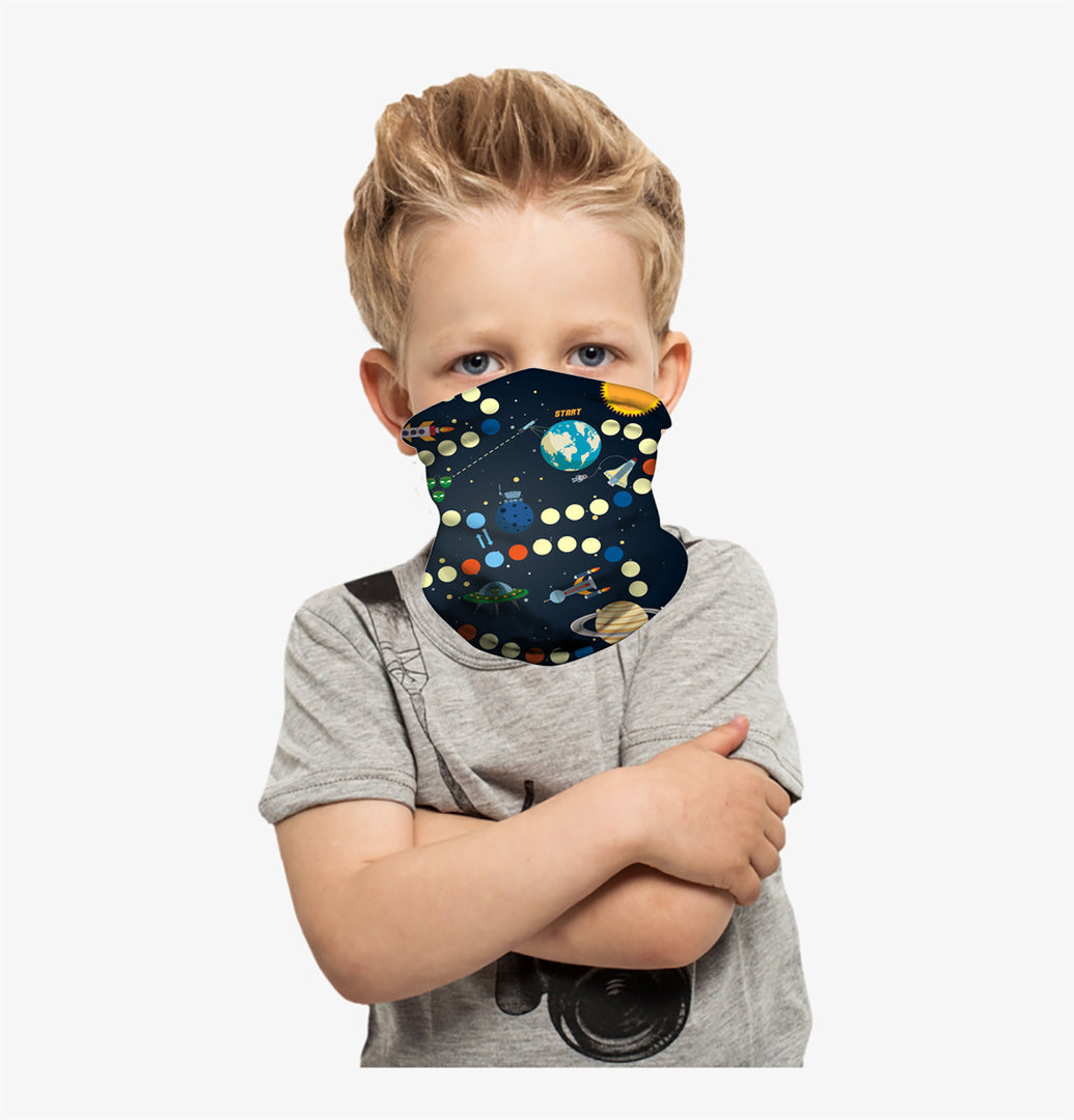 REAL SIC - space - protection - Neck - Gaiter- Balaclava - Magic - Scarf - Headband - Face - Mask - kids - teens (1)