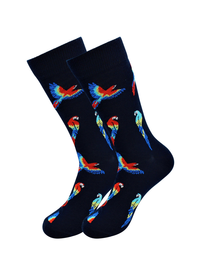 Real Sic Casual Designer Animal Pet parrots Socks for Men and Women (1)