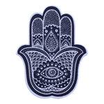 Load image into Gallery viewer, Real Sic - Hamsa - hand - eye - Enamel - lapel - pins - brooch - buttons - Pin – Protection - Good - Luck -