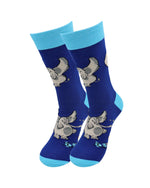 Load image into Gallery viewer, Image of Real Sic  Casual Cotton Animal Socks - Elephant Mouse - for Women Men
