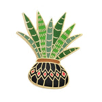 Load image into Gallery viewer, aloe vera plants enamel pin lapel pin jaket pin hat pin by real sic (1) - Copy
