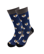 Load image into Gallery viewer, animal - wolf - head - casual - socks - for - men - women - by - real - sic