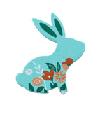 Load image into Gallery viewer, cute-animal-Floral-Rabbit-bunny- Lapel-enamel-Pin-Brooches- Symbolizing- Summer-for-girls- by-real-sic (2)