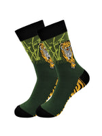 Load image into Gallery viewer, cute - animal- tiger - tigers -socks - by real sic