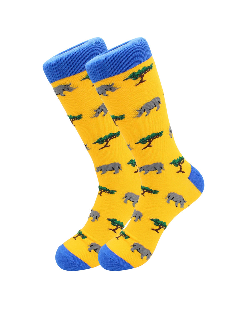 sic socks-cute -animal-Rhino-socks-by-real-sic (6)