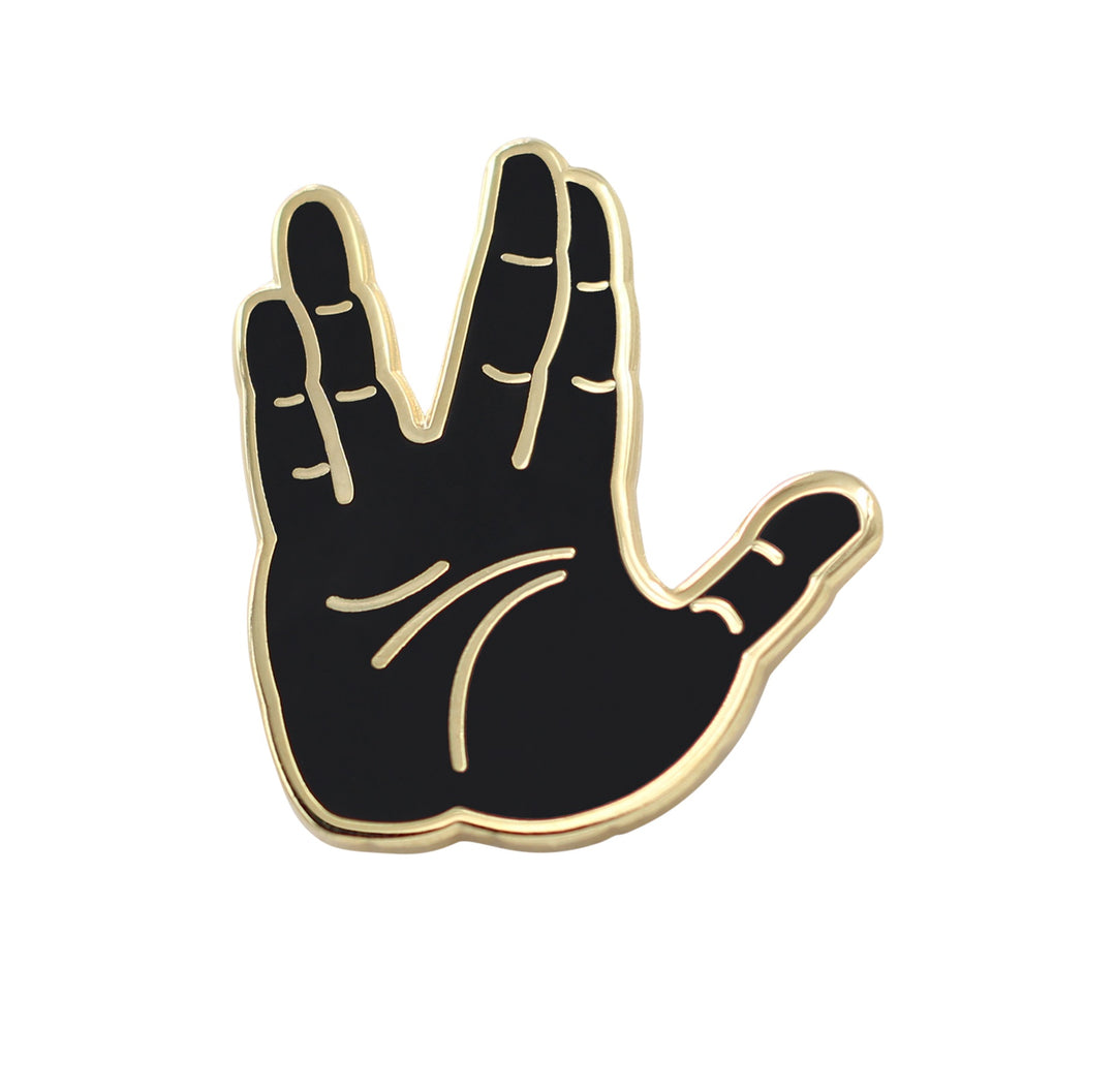 Live Long & Prosper Emoji Pin