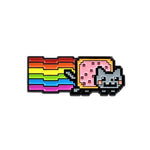 Load image into Gallery viewer, Nyan Cat Pin - Rainbow Cat Enamel Pin by Real Sic