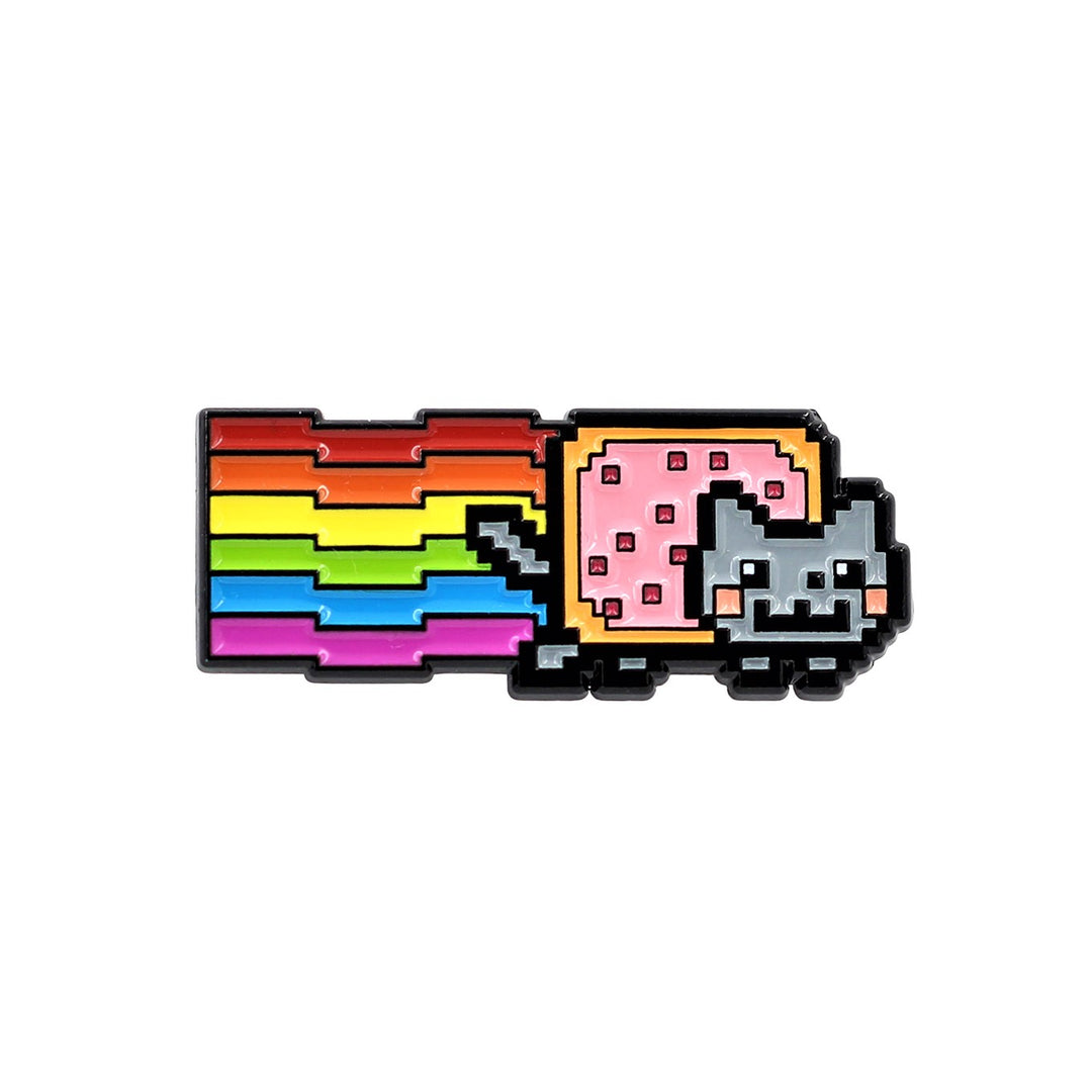 Nyan Cat Pin - Rainbow Cat Enamel Pin by Real Sic